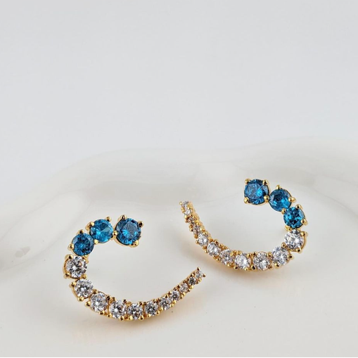 Glamour Waves Earrings