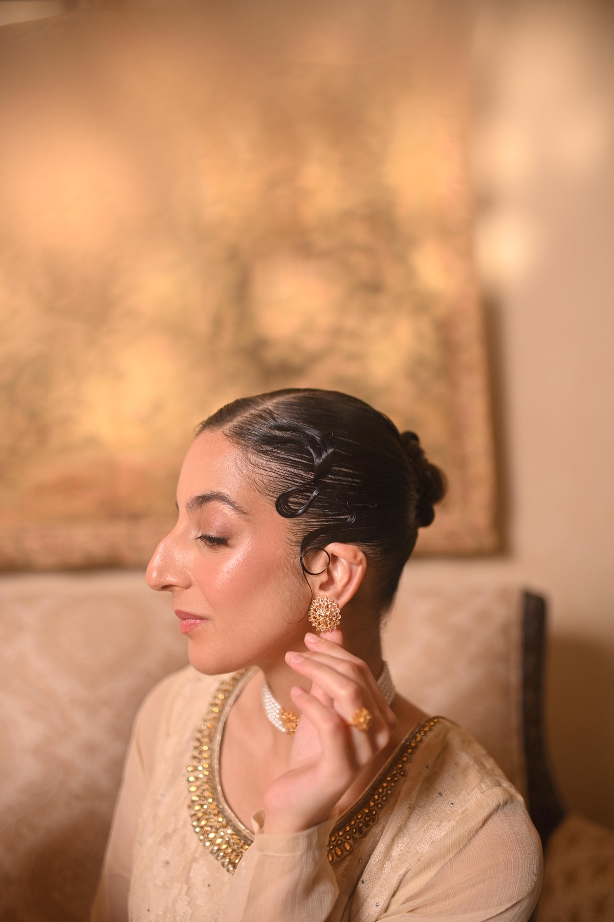 Noor-e-Moti Studs