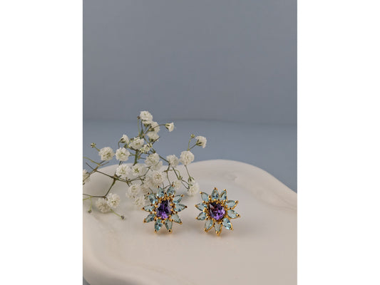 Icy Violet Earrings