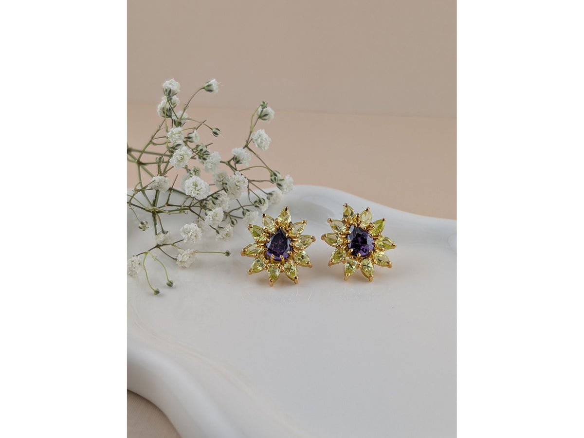 Icy Violet Earrings