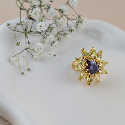 Icy Violet Ring