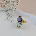 Seafoam Heart Ring