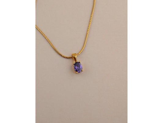 Amethyst Oval shaped Pendant