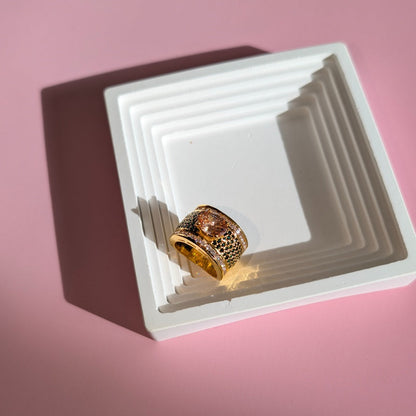Honey Citrine Ring