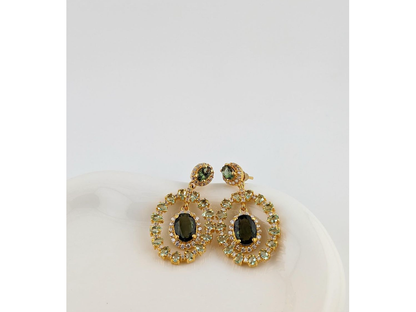 Green Whisper Earrings