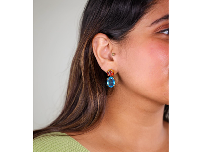 Ocean Flame Earrings