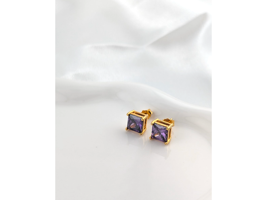 Amethyst Studs