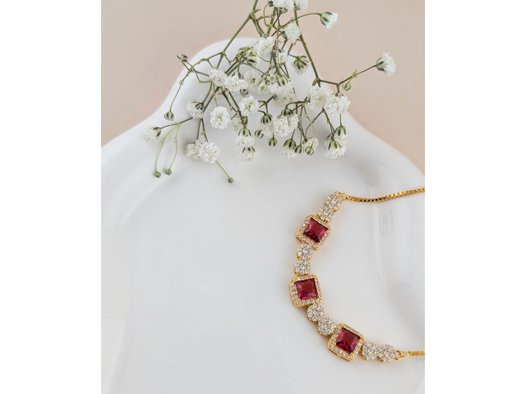 Burgundy Bliss Bracelet