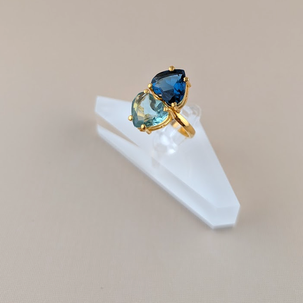 Seafoam Heart Ring