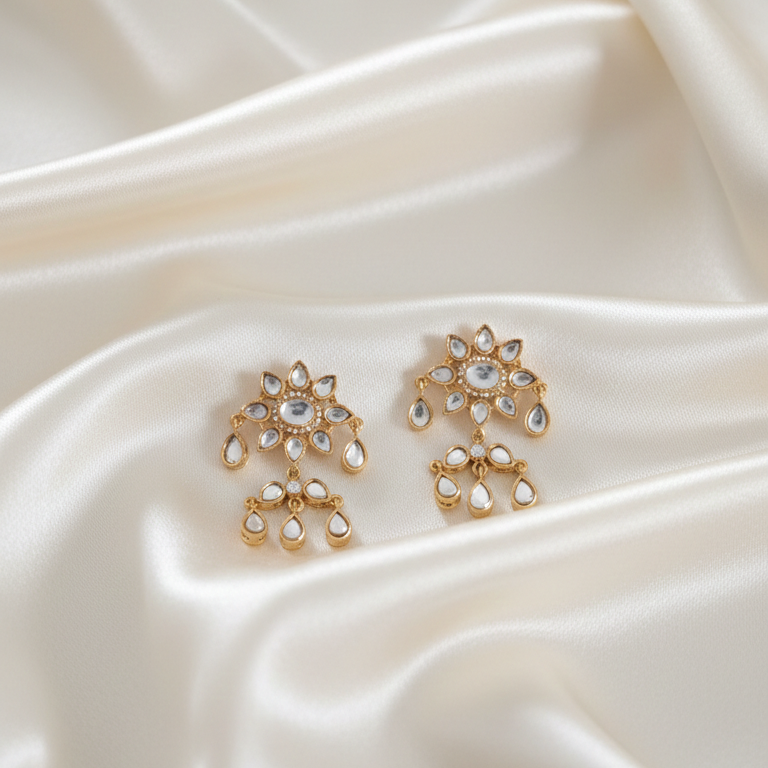 Maharani Kundan Earrings